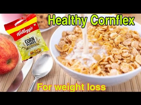 Healthy breakfast for weight loss/Right way to eat kellogg's corn flakes/ Cornflakes on milk