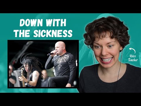 Voice Teacher Reacts to DISTURBED - Down with the Sickness