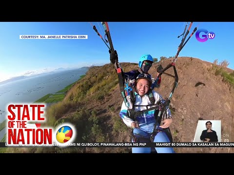 Tandem paragliding sa Rizal SONA