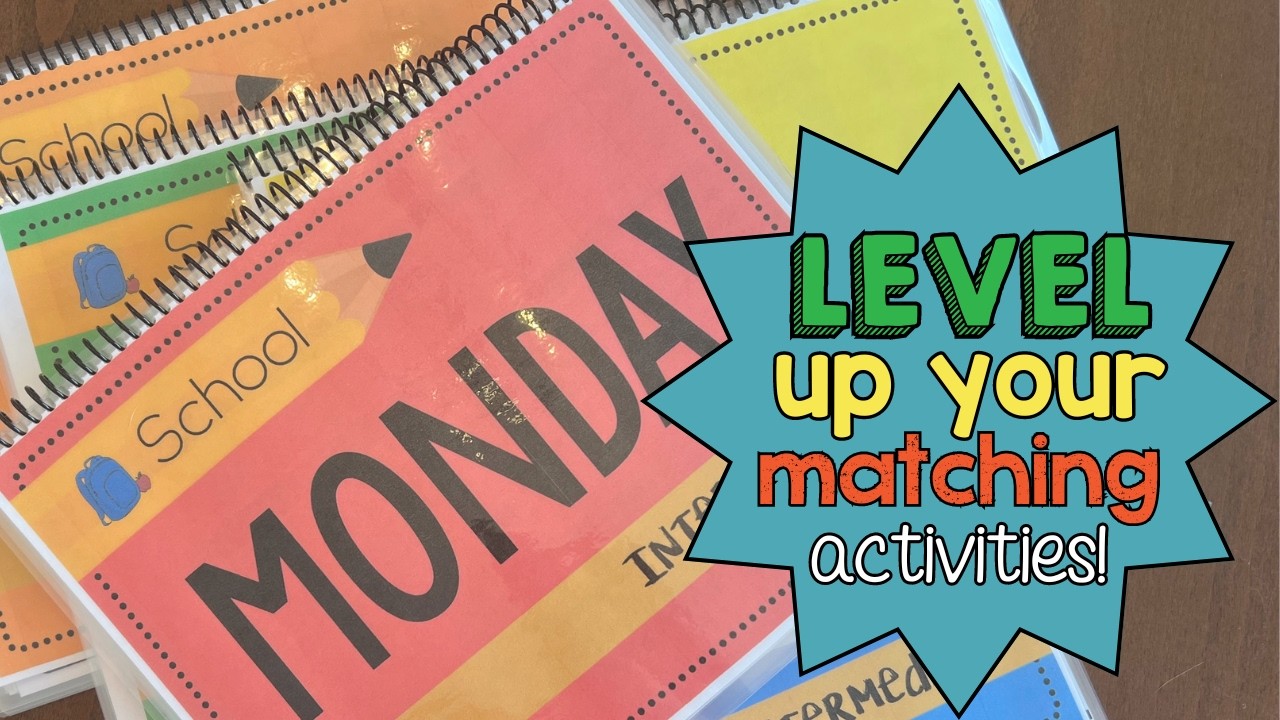 Moving Past Errorless Tasks - Intermediate Matching Weekly Workbooks