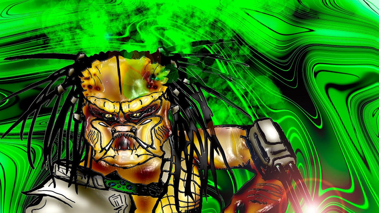 Predator - Movie Photoshop Fan Art Drawn in Hd 720p Chase4884