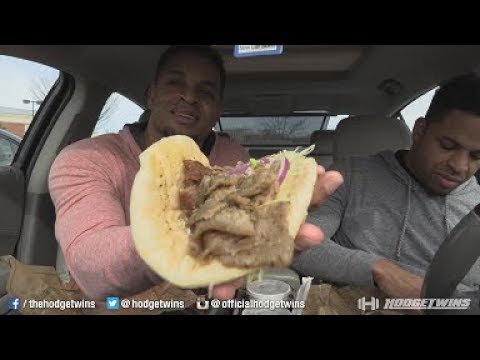 Eating Arby's Greek Gyro @hodgetwins