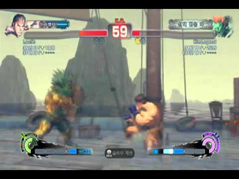SFIV AE Team Battle 14 - Lau9h(Ryu) VS KimLegend(Blanka)