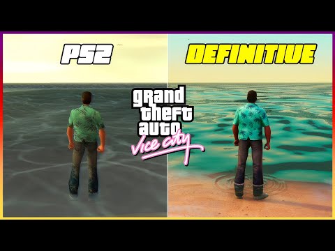 GTA Vice City: PS2 VS DEFINITIVE EDITION | The Ultimate Comparison & Locations