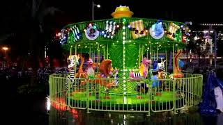 Luxury 14/18/38 Seats Madagascar Merry Go Round With Music Colorful Rides LT-7037A