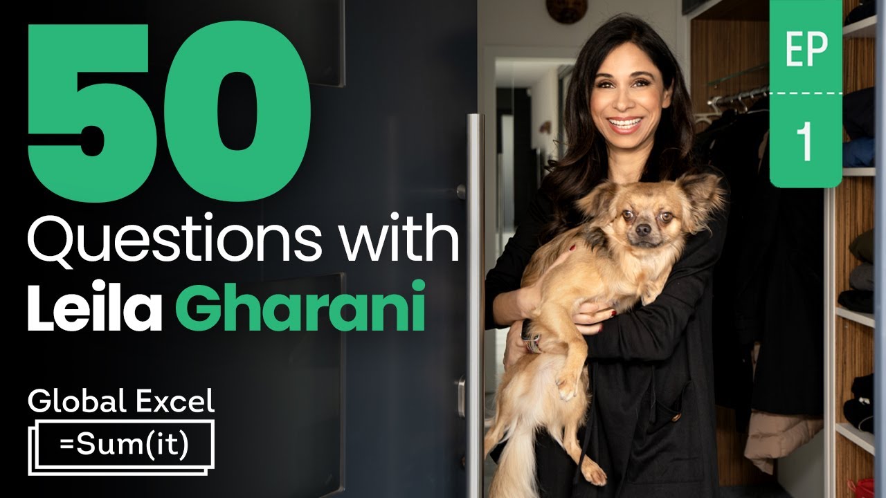 50 (Excel) Questions with Leila Gharani | Global Excel Summit 2023