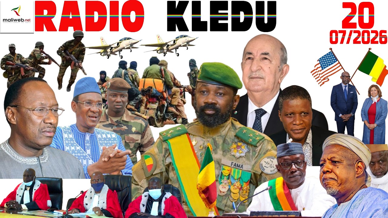 La Revue de Presse de la RADIO KLEDU du 20 Juillet 2026