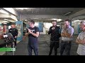 Joseph Parker joins the press team and asks Kevin Barry questions