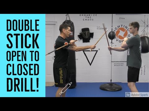 Kali Double Stick Open To Closed Drill!