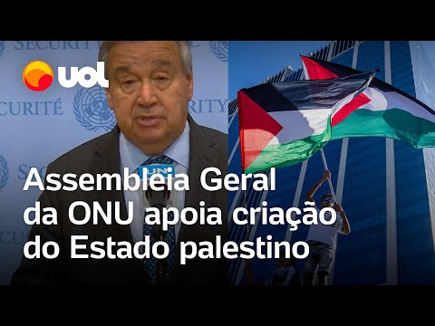 Assembleia Geral da ONU apoia criação do Estado palestino sem Hamas