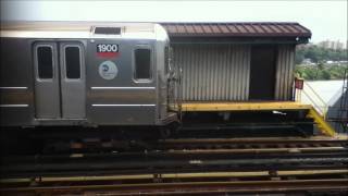 preview picture of video 'NYC Subway Downtown & Bronx Bound (1) Trains @ 225 Street'