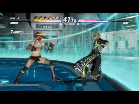 DEAD OR ALIVE 6 Kasumi combo wall