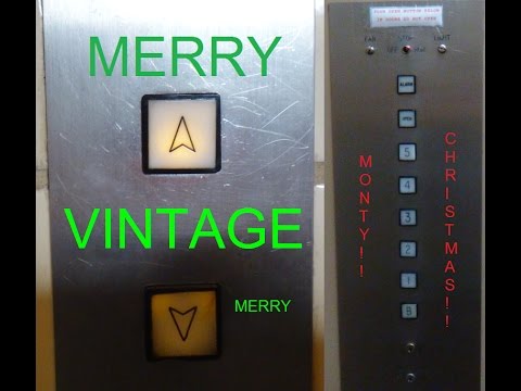 COOL! VINTAGE 1973 Montgomery G&P Traction Elevator at the Fine Arts Building