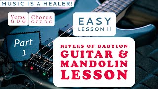 Easy Guitar and Mandolin Lesson - Rivers of Babylon