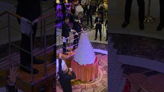 Champagne Pour with the Captain on Royal Princess Cruise #royalprincesscruise #champagne pour