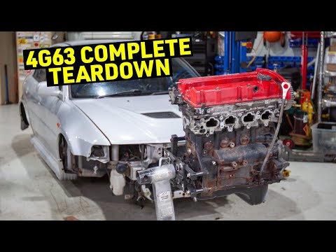 Cheap EVO 6 Engine Teardown - How BAD is the 4G63?