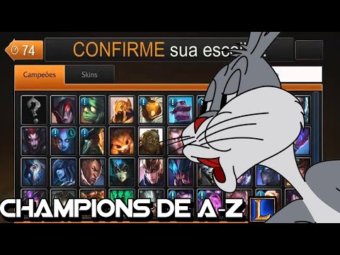 CHAMPIONS DO LOL DE A-Z - PARTE 1 League of Legends