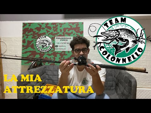 LA MIA ATTREZZATURA PER LA PESCA DEL LUCCIO