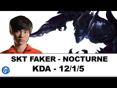 SKT Faker - Nocturne vs Gragas - Kr SoloQ