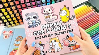 Download lagu ASMR Coloring my Own Coloring Book 3 | Cute Animals mp3