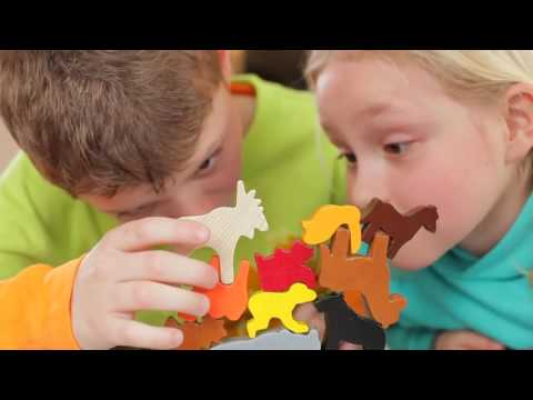 Tier auf Tier - Jetzt geht's rund - Ein abgedrehtes Stapelspiel - HABA - DE