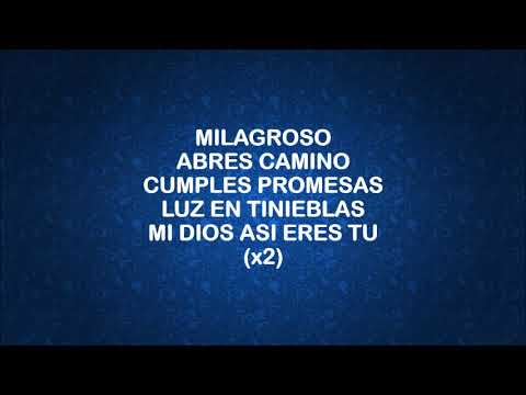 Así Eres Tu WAY MAKER Letra