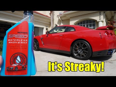 Mothers Speed Waterless Wash and Wax Review 2019. Nissan GTR.