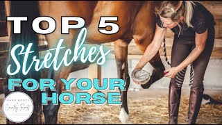 REGISTERED MASSAGE THERAPIST TEACHES STRETCHES YOU CAN DO WITH YOUR HORSE TODAY! | VLOG