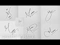 Part 2 || How to Draw Signature like a Billionaire (For Alphabet