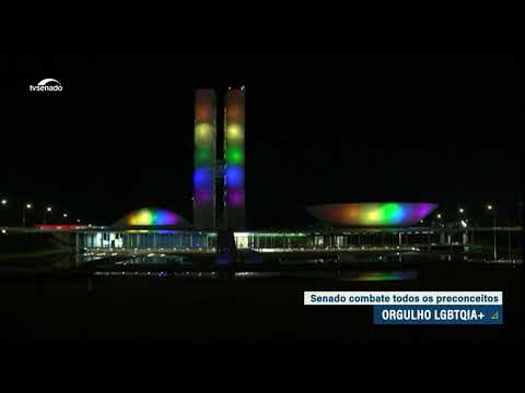 Orgulho LGBTQIA+ ilumina o Senado Federal