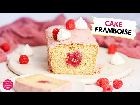 Raspberry Heart Cake Covered with Pink Glaze