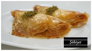 Baklavaların en güzeli şöbiyet! Evde yapılan Kaymak tarifiyle / şerbetli tatlılar/ Figen Ararat