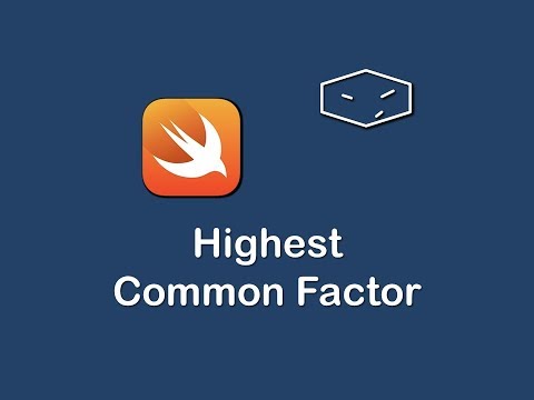 highest common factor in swift 3
