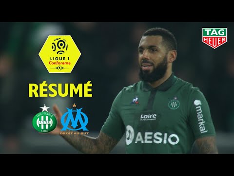 AS Saint-Etienne - Olympique de Marseille ( 2-1 ) - Résumé - (ASSE - OM) / 2018-19