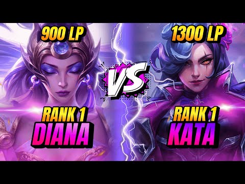 RANK 1 DIANA VS RANK 1 KATARINA THE DUEL OF THE ASSASSINS AP