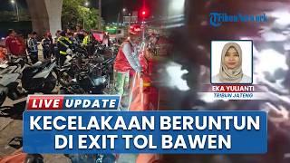 Kecelakaan Beruntun di Exit Tol Bawen Semarang, Truk Boks Tabrak 9 Kendaraan di Traffic Light