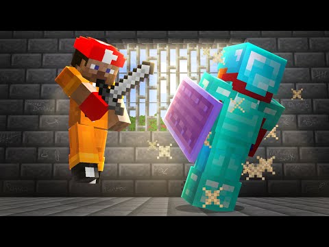 Escaping Prison on My Brothers Minecraft SMP