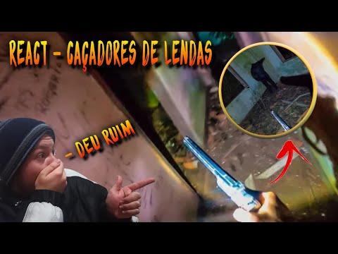 React - O OBSESSOR ME ATACOU - CAÇADORES DE LENDAS *veio enforcou o Léo*