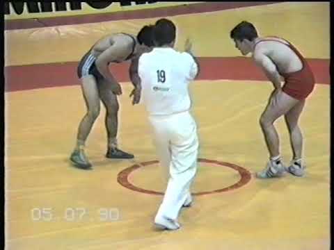 1990 gençler Avrupa şamp Muharrem Demireğen Alman müsabakası#wrestling #güreş