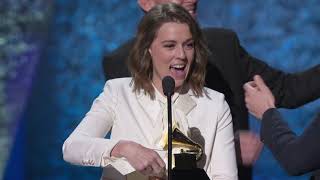Brandi Carlile Wins American Roots Album | 2019 GRAMMYs Acceptance Speech