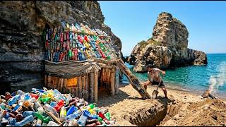 Building a Coastal Survival Shelter from Ocean Trash | by @BushcraftHakankarahan