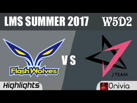 FW vs JT Highlights Game 1 LMS 精華 夏季職業聯賽 2017 SUMMER Flash Wolves vs J Team