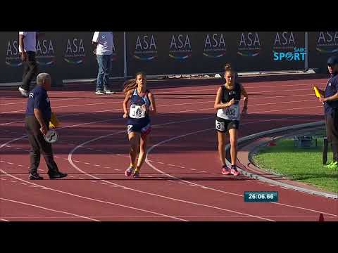 Girls’ U/18 5000m  Walk- ASA Junior Paarl
