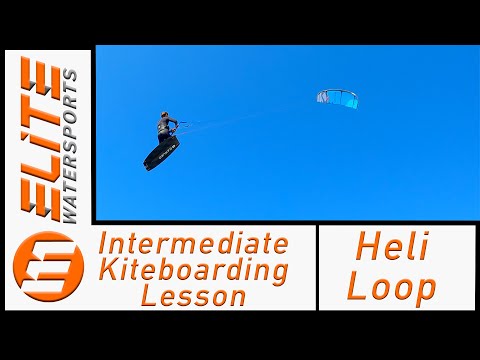 Intermediate Kiteboarding Lesson- How to Heli Loop