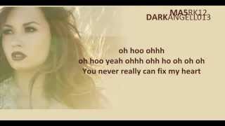 Demi Lovato  Fix A Heart - Lyrics on Screen HQ UnPitched)