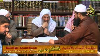 مناقشة الأبحاث والأحاديث بمكتبة مسجد أهل السنة بمنية سمنود 04 01 2017 3