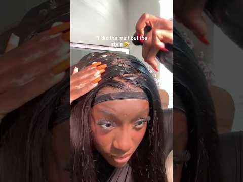 Zig zag middle part.#wiginstall #hairstyle #hairtutorial #shorts #fyp