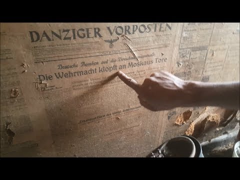 Gdansk Wykopki - Urban exploration -  Nietknięty niemiecki strych