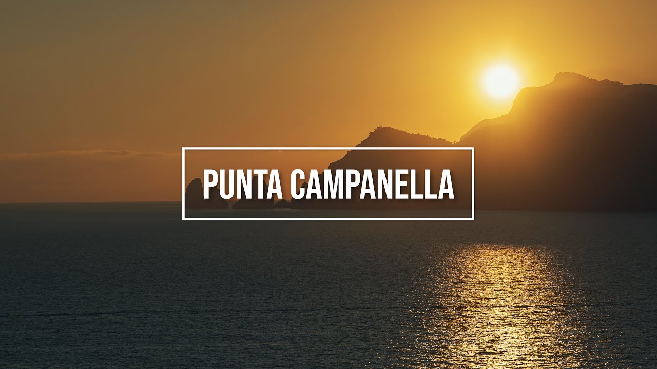 Experience the breathtaking sunset at the enchanting Punta Campanella Marine Reserve.