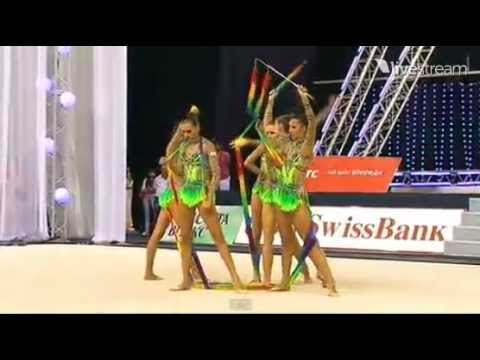 Russia 3 ribbon + 2 hoop Final World Cup Minsk 2012